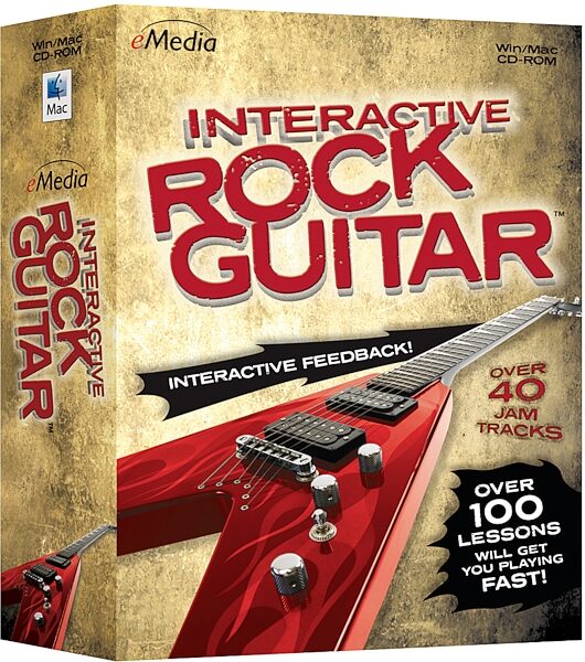 open zoom image for eMedia Interactive Rock Guitar Instructional Software, Main
