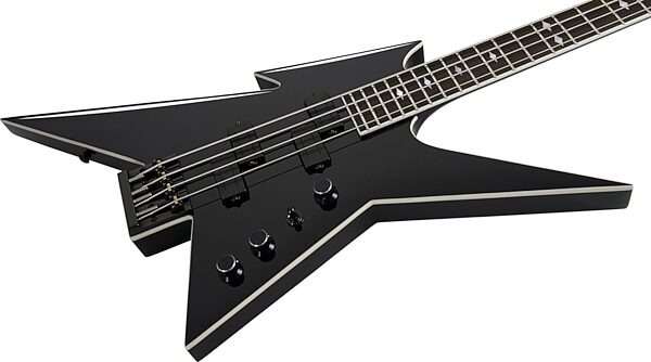 open zoom image for B.C. Rich Ironbird MK1 Legacy Series Electric Bass, Black, Action Position Back