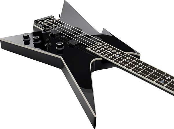 open zoom image for B.C. Rich Ironbird MK1 Legacy Series Electric Bass, Black, Action Position Back