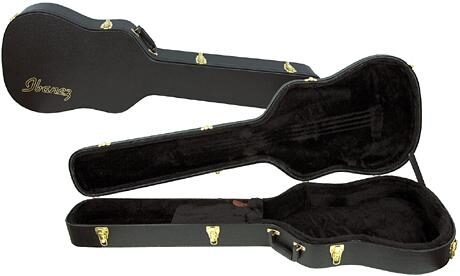 open zoom image for Ibanez AEB50C Hardshell Bass Guitar Case for AEB10, Open and Closed