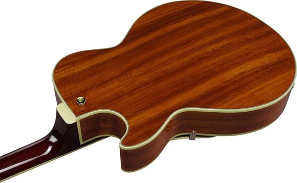 open zoom image for Ibanez AG95K Artcore Expressionist Hollowbody Electric Guitar, Natural, Open Box (Good), Action Position Back