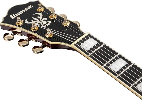 open zoom image for Ibanez AG95K Artcore Expressionist Hollowbody Electric Guitar, Natural, Open Box (Good), Action Position Back