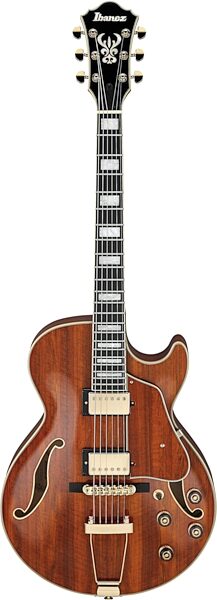 open zoom image for Ibanez AG95K Artcore Expressionist Hollowbody Electric Guitar, Natural, Open Box (Good), Action Position Back