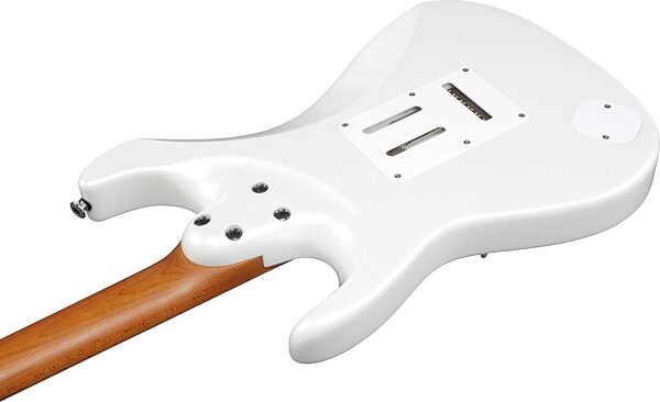 open zoom image for Ibanez AZ2204 Prestige Electric Guitar (with Case), Pearl White, Open Box (Very Good), Action Position Back