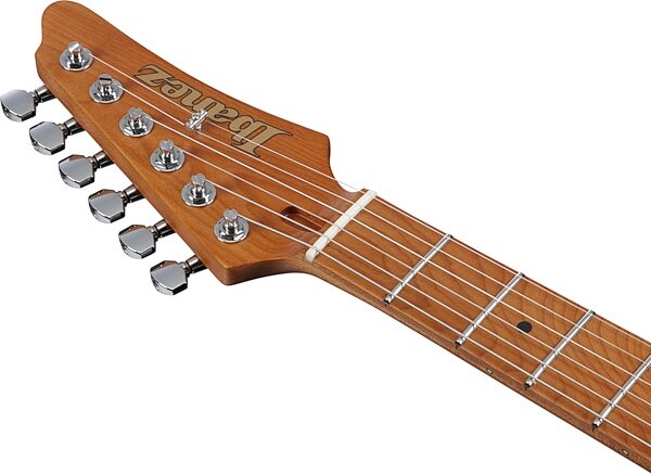 open zoom image for Ibanez AZ2204 Prestige Electric Guitar (with Case), Pearl White, Open Box (Very Good), Action Position Back