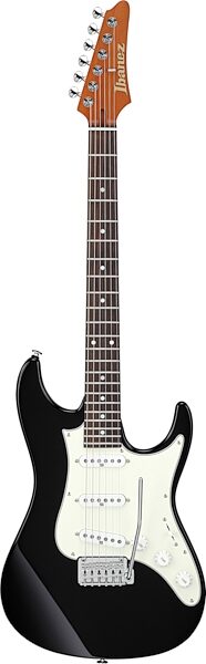 open zoom image for Ibanez AZ2203N Prestige Electric Guitar (with Case), Black, Open Box (Very Good), Action Position Back