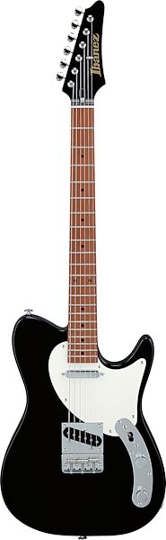 open zoom image for Ibanez Josh Smith Flat V Electric Guitar (with Case), Black, Open Box (Very Good), Action Position Back