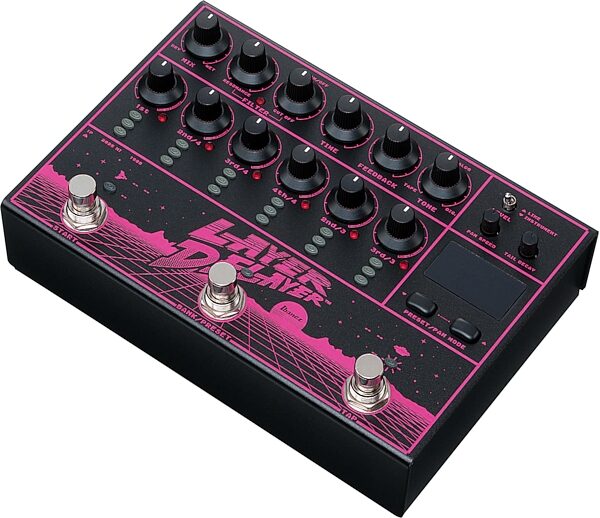 open zoom image for Ibanez Layer Delayer Multi-Head Delay Pedal, New, Action Position Back