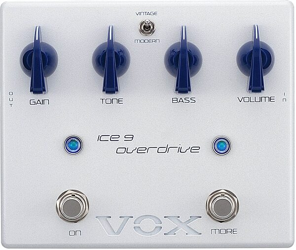 open zoom image for Vox Joe Satriani Ice9 Overdrive Pedal, Main