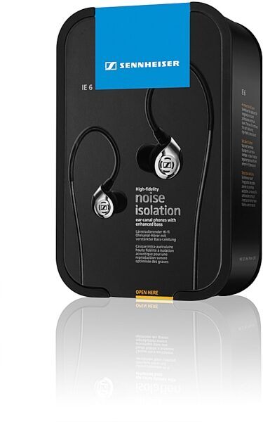 open zoom image for Sennheiser IE6 In-Ear Monitor Earphones, Package