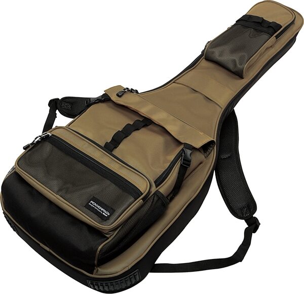 open zoom image for Ibanez IGB651 Powerpad Electric Guitar Bag, Khaki, Action Position Back