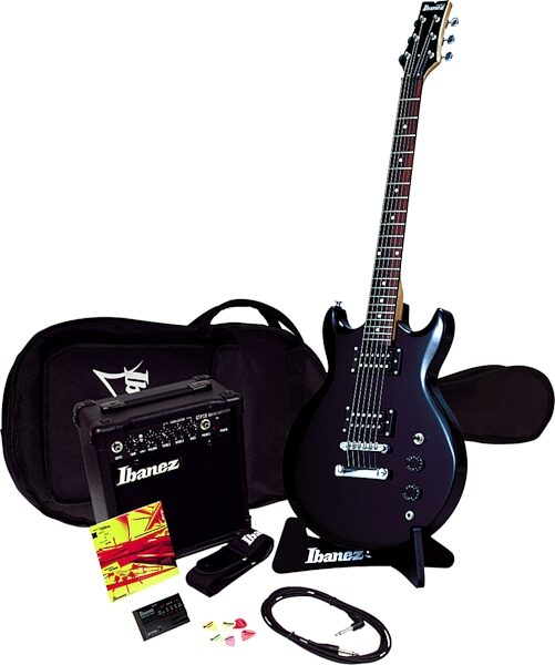 open zoom image for Ibanez IJS20 Jumpstart Electric Guitar Package, Black Night