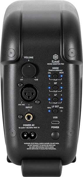 open zoom image for IK Multimedia iLoud Micro Monitor Pro, Single Speaker, Black, Action Position Back