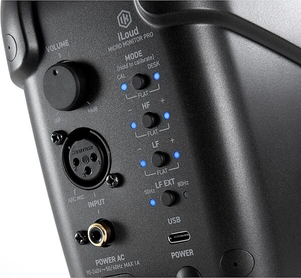 open zoom image for IK Multimedia iLoud Micro Monitor Pro, Single Speaker, Black, Action Position Back