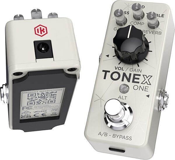 open zoom image for IK Multimedia TONEX ONE Brown Sound Limited Edition Pedal, White, Open Box (Like New), Action Position Back
