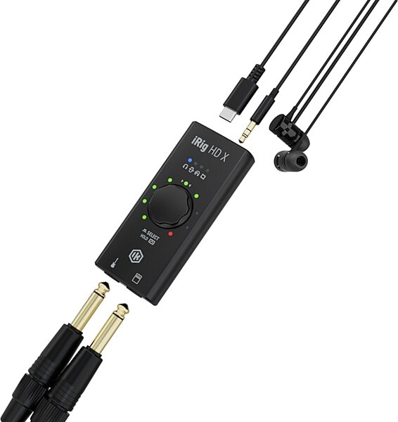 open zoom image for IK Multimedia iRig HD X USB Audio Interface, New, Action Position Back