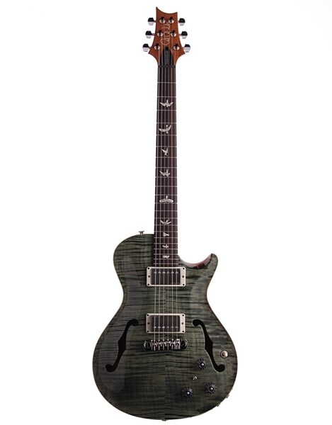 open zoom image for PRS Paul Reed Smith Singlecut Hollowbody II Electric Guitar (with Case), Trampas Green