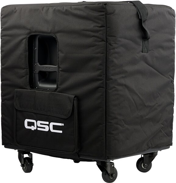 open zoom image for QSC KS118-CVR Heavy Duty Cordura Padded Cover for KS118 or LS118 Subwoofer, New, Action Position Back