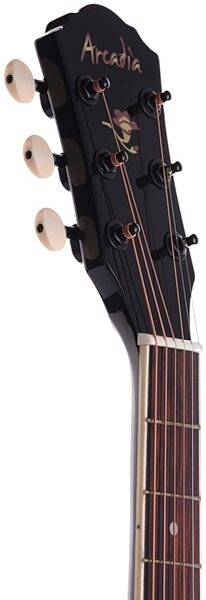 open zoom image for Arcadia DL41 Acoustic Guitar Package, Black - Headstock Front