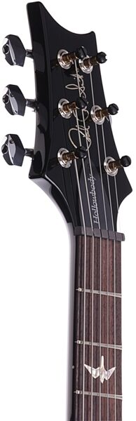 open zoom image for PRS Paul Reed Smith Singlecut Hollowbody II Electric Guitar (with Case), Gray Black - Headstock Front