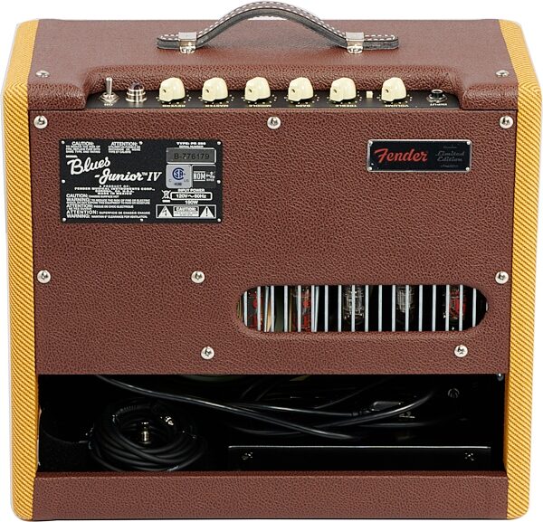 open zoom image for Fender Hot Rod Blues Junior IV Guitar Combo Amplifier (1x12 Inch, 15 Watts), Action Position Back