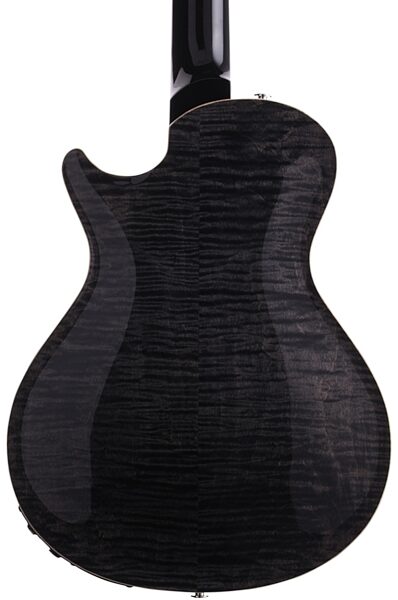 open zoom image for PRS Paul Reed Smith Singlecut Hollowbody II Electric Guitar (with Case), Gray Black - Body Back