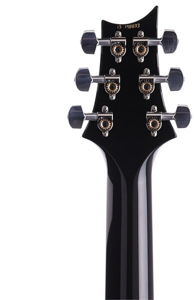 open zoom image for PRS Paul Reed Smith Singlecut Hollowbody II Electric Guitar (with Case), Gray Black - Headstock Back