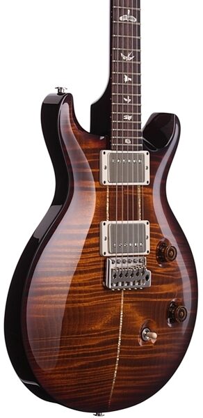 open zoom image for PRS Paul Reed Smith Santana Signature 10-Top 2013 Electric Guitar (with Case), Black Gold Burst - Angle
