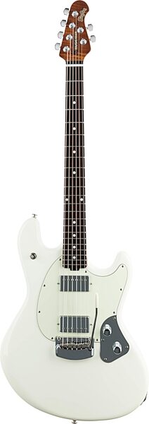 open zoom image for Ernie Ball Music Man StingRay HH Tremolo Electric Guitar, Rosewood Fingerboard (with Case), Action Position Back