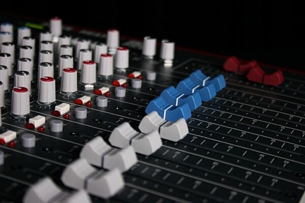 open zoom image for Allen and Heath ZED-18 18-Channel Mixer with USB Interface, New, Faders