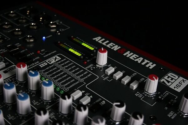 open zoom image for Allen and Heath ZED-16FX 16-Channel Mixer with USB Interface, New, FX
