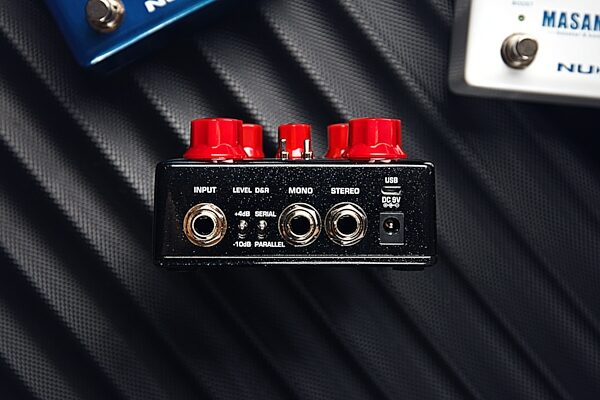 open zoom image for NUX Atlantic Delay and Reverb Pedal, New, Rear detail Back