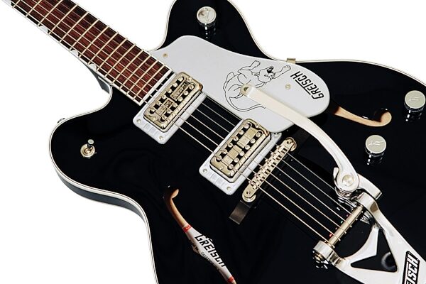 open zoom image for Gretsch G6137TCB Panther Electric Guitar (with Case), Closeup View 2
