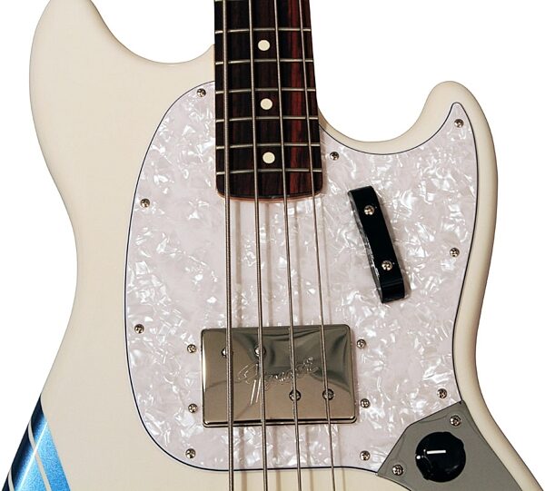 open zoom image for Fender Pawn Shop Mustang Electric Bass with Gig Bag, Closeup View 5