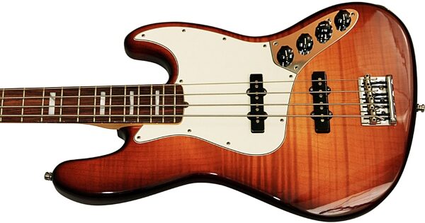open zoom image for Fender Select Active Jazz Electric Bass, Rosewood Fingerboard with Case, Closeup View 3