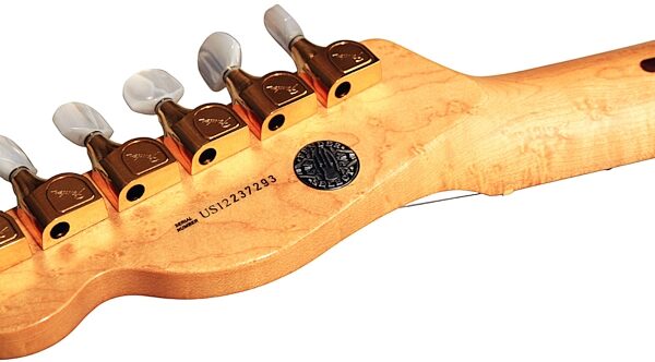 open zoom image for Fender Select Thinline Telecaster Electric Guitar, Maple Fingerboard (with Case), Closeup View 7
