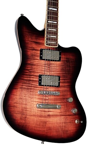 open zoom image for Fender Select Carved Maple Top Jazzmaster HH Electric Guitar, Closeup View 3