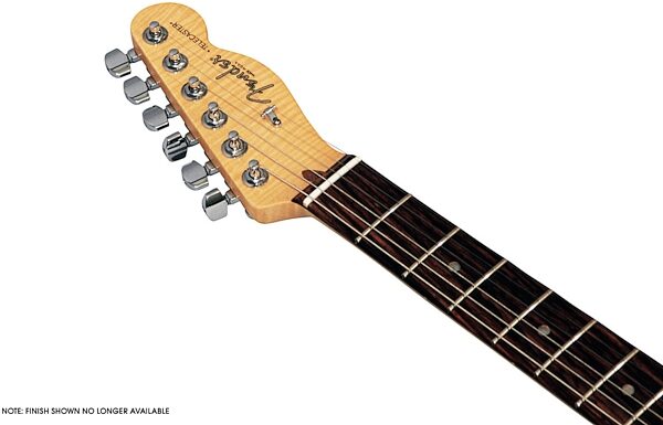 open zoom image for Fender Select Carved Top Telecaster SH Electric Guitar, Rosewood Fingerboard w/ Case, Headstock