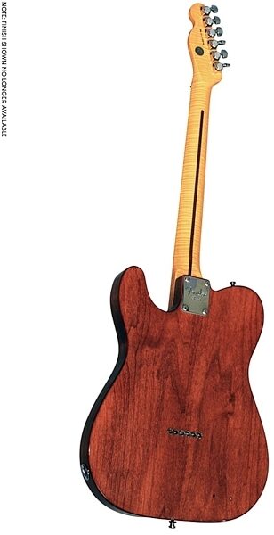 open zoom image for Fender Select Carved Top Telecaster SH Electric Guitar, Rosewood Fingerboard w/ Case, Back