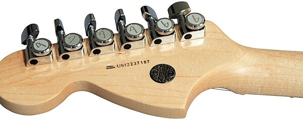 open zoom image for Fender Select Stratocaster HSS Electric Guitar, Rosewood Fingerboard with Case, Closeup View 6