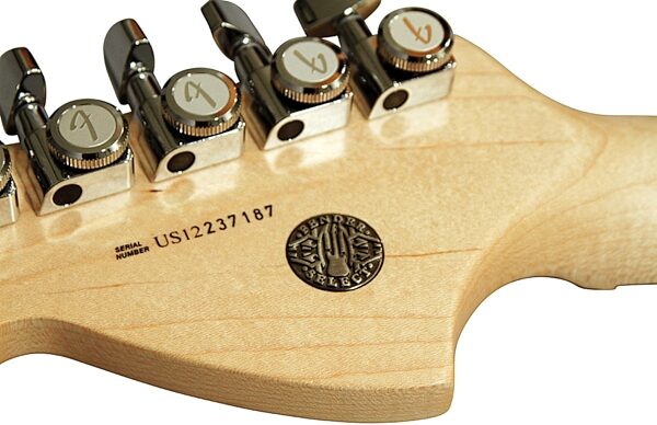 open zoom image for Fender Select Stratocaster HSS Electric Guitar, Rosewood Fingerboard with Case, Closeup View 7