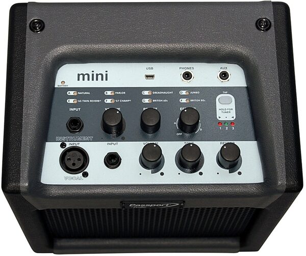 open zoom image for Fender Passport Mini Personal Sound System with Effects, Closeup View 2
