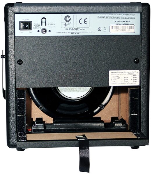 open zoom image for Fender Passport Mini Personal Sound System with Effects, Closeup View 4