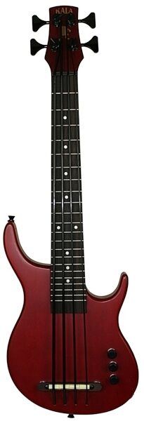 open zoom image for Kala S-U-B U-BASS Electric Bass with Gig Bag, Satin Red