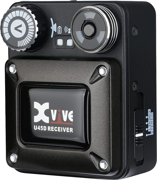 open zoom image for Xvive U45D Stereo 5.8GHz Digital Wireless In-Ear Monitor System, New, Action Position Back