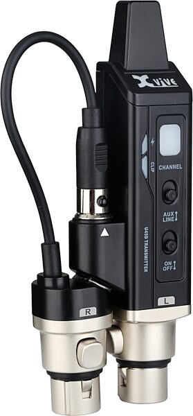 open zoom image for Xvive U45D Stereo 5.8GHz Digital Wireless In-Ear Monitor System, New, Action Position Back