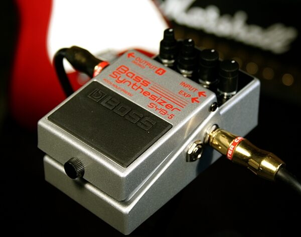 open zoom image for Boss SYB-5 Bass Synthesizer Pedal, Application Shot Front