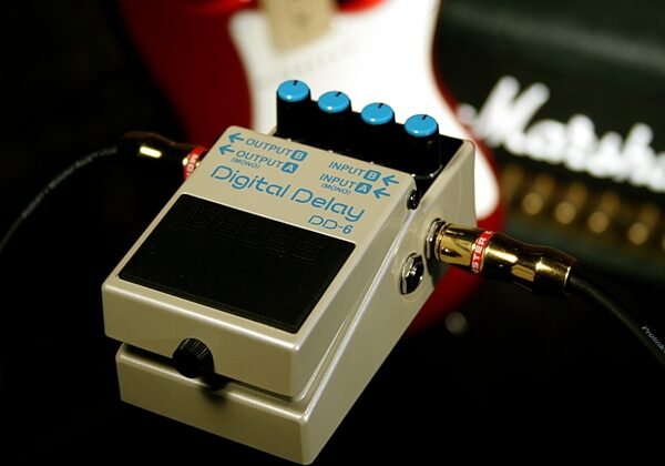 open zoom image for Boss DD6 Digital Delay Pedal, Application Shot Front