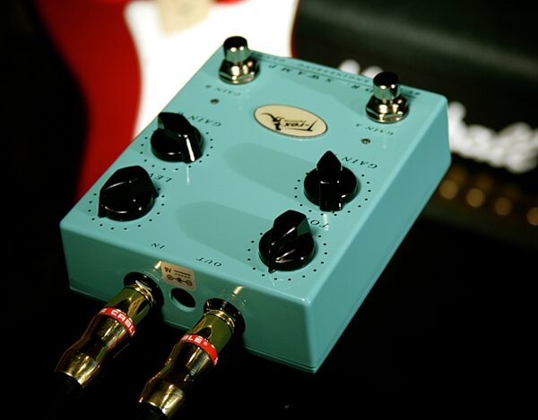 open zoom image for T-Rex Dr Swamp Double Distortion Pedal, Application Shot