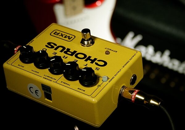 open zoom image for MXR M134 Stereo Chorus Pedal, New, Application Shot